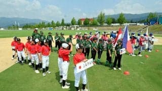 インドネシアとフィリピンの子どもたちと野球で交流　和歌山・橋本市