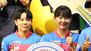 【卓球Ｔリーグ】神奈川・張本美和「開幕戦で必ず勝利」中国語でもあいさつ　台湾エースには大歓声　台湾メディア約３０人も集結