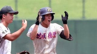 【高校野球】花咲徳栄・岩井虹太郎２安打２打点　監督の父と挑む２季連続聖地へあと１勝／埼玉