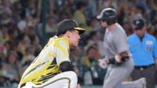 阪神　才木まさか完封まで“あと１球”から逆転２ラン被弾　座り込んで３０秒立ち上がれず　甲子園は悲鳴　巨人戦１１連勝まであとアウト１つまで迫るも１点リード守れず