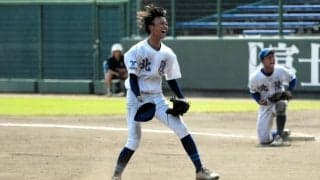監督から「ヒーローになってこい」　北陵の1年右腕・稲崎投手が好投