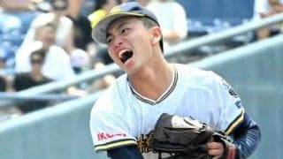 追加点はやれない　自信の直球でピンチ断ち切る　前橋育英・塚越投手