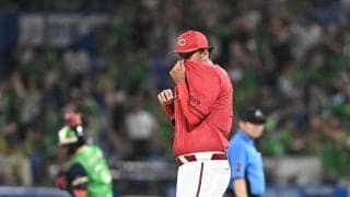 広島　引き分けまであと１死からサヨナラ負け　菊地が内山に被弾　リリーフ陣踏ん張れず　最下位・中日と１ゲーム差に