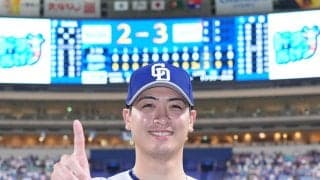 【中日】村松開人「本当は犠飛狙って」劇的サヨナラ打！プロ初勝利吉田聖弥「抑えるしかないと」