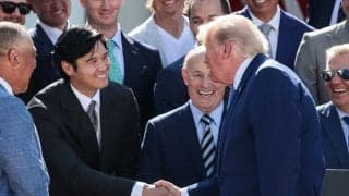 “大谷しか持っていない”限定腕時計「すげぇ」　大統領の前でチラリ…X熱視線「かっこいいな…」