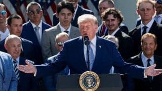 トランプ大統領が「恥ずかしい失言」　ド軍の前で「気づいてない」…米紙が指摘