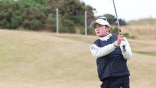 【米女子ゴルフ】原英莉花「ビックリ。すごくラッキー」　圧巻イーグルで７差４位浮上　スコットランドＯＰ