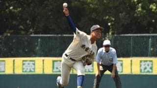 奈良大会　奈良大付が２年ぶり９回目の決勝進出　２年生・川端壱心投手が７回完封で決勝導く