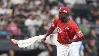 【楽天】新助っ人ジュニオル・マルテほろ苦デビュー　最速158キロも同点打許し１回１失点