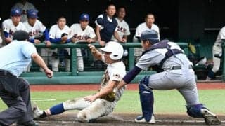 憧れの「モリフ」、みせたガッツ　盛岡大付・阿部琉人選手