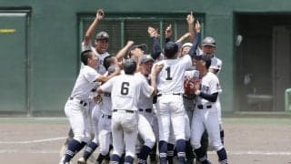 【高校野球】古豪・八幡商が創立140周年に15年ぶりＶ「ハツラツとしたプレーを」／滋賀