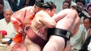 獅司、熱海富士との３敗対決に敗れて初Ｖの可能性が消える「獅司の悪い相撲になってしまった」
