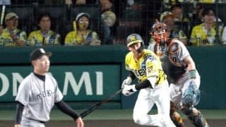 阪神・ドラ１立石　Ｇキラー１９の９　対打率・４７４も好機凡退悔やむ「試合の展開も変わったかな」