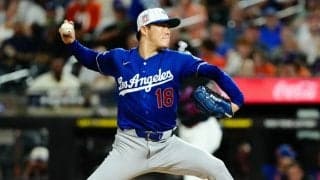 山本由伸、日米通算100勝達成　6回5K失点で今季11勝目、NYで2戦連続躍動…大谷は無安打