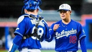 山本由伸が日米通算１００勝達成！６回５安打１失点で今季１１勝目　オリックスで７０勝、ドジャースで３０勝