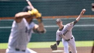 【阪神】骨折から復帰のイーストン・ルーカスが甲子園でライブBP　藤川球児監督が見守る