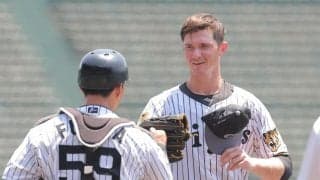 阪神・ルーカスが甲子園でシート打撃に登板　３イニング想定でガルシアら打者１２人に無安打５Ｋの快投　「正直申し訳なくもあるし、悔しい思いもある」と胸中