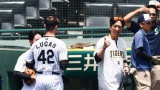 【阪神】甲子園でライブBP実施　ルーカスに「大事な戦力ですから」次回は２軍戦で３、４回予定