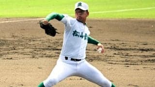 強力打線に直球で真っ向勝負　松山学院の佐藤投手「磨いてきた球」