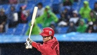 ヤクルト－広島戦が試合再開　中断時間は２４分間　一回裏のヤクルトの攻撃前に雷雲が接近とアナウンス