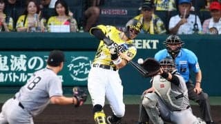 【阪神】佐藤輝明が打率３割２分を下回る　２打席終了時点で.318　それでもセ唯一の３割打者