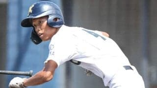 何度もほえて鼓舞した金光大阪・田中選手　履正社にリベンジ果たせず