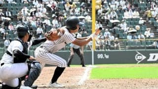 バント決め、後輩が適時打　明石商・山本選手「野球の良さを知った」
