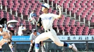 救援直後、わずか4球で2点奪われる　呉・河野投手に甲子園への壁