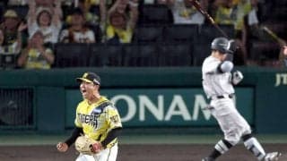 阪神・村上　自身初１－０完封勝利「あと１球」コールに「おかげで投げ切れた」感謝の８勝目