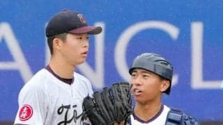 ライバルの存在、野球続ける原動力に　桐光学園の林晃成投手