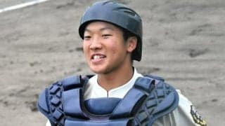 「お前しかいない」　昨秋から捕手に　東北文教大山形城北の成原選手
