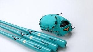 【阪神】球宴は用具もお祭り仕様！佐藤輝明らは「翡翠」カラー、坂本誠志郎は富山県旗の緑が差し色