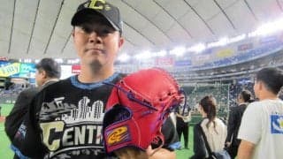ヤクルト・清水　球宴仕様の特注グラブ披露　「ドナイヤ」社製