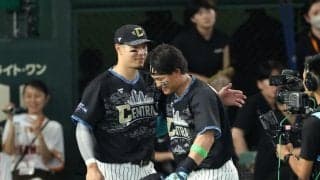 阪神勢対決は佐藤輝が制す！「負けられないと思ったので」ホームランダービー準決勝で先輩が貫禄示す　７本塁打で５本塁打の森下を圧倒　２９日の決勝へ