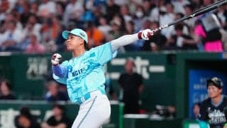 【球宴】全パ日本ハム万波中正「あの夏」を彷彿とさせる電光掲示直撃弾