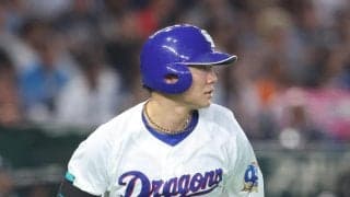 【球宴】中日村松開人が初安打！マイク装着の日本ハム伊藤「三振を取りたいですね」直後に中前打