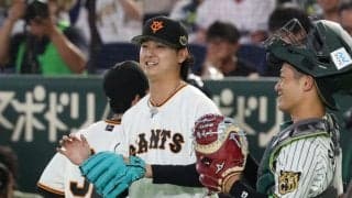 巨人・田中瑛斗、まさかの“予告シュート”　帽子のつば裏見せるもレイエスに安打浴びる
