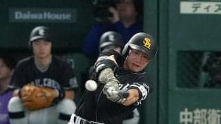 【球宴】ソフトバンク柳田悠岐「回ってきたらメガネで…」辰己の楽天カードマングラスで打席準備