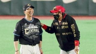 日本ハム・新庄監督　藤川監督と球宴練習中に咲かせた野球談議　内容は「全部内緒でしょ！」２人で大笑いする場面も