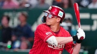 【球宴】“お祭り男”楽天辰己涼介が球宴を盛り上げる　電光サングラスに楽天カードマン