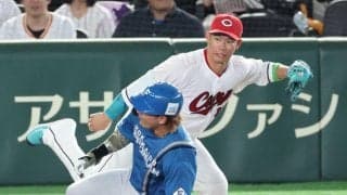 広島・坂倉「楽しかった」　「５番・三塁」でスタメン出場、２打数無安打も夢舞台を満喫　２戦目の富山で本領発揮だ