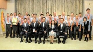 拓大紅陵、千葉県知事を表敬訪問　主将「はつらつとプレーしたい」