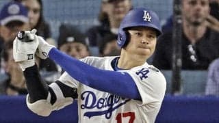 大谷翔平　第３打席は中前に同点タイムリー　３試合ぶり今季３２度目のマルチ安打
