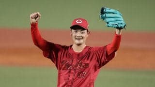 【球宴】広島３選手の真打ちで登場　２年目右腕・岡本駿が２回無失点デビュー　セーブもマーク