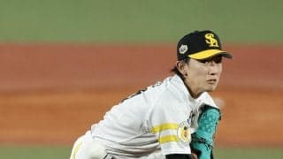 【球宴】全パのソフトバンク大津亮介が“らしさ”！得意「真っチェ」で巨人浦田から空振り三振