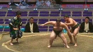  相手力士を“回転させまくる”衝撃の取組が話題 大相撲名古屋場所でファンを沸かせた名珍場面