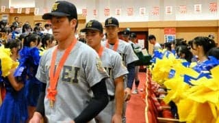 「ワンチームで戦えたら」　仙台育英が甲子園に向けて壮行会