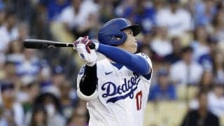 大谷翔平が３戦連続安打！第２打席に右前打　パヘスの打席で盗塁敢行鮮やかラン＆ヒットに　フリーマン内野安打で生還