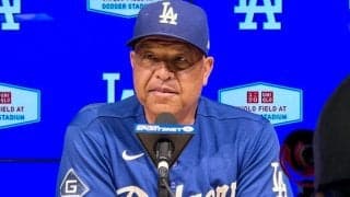大谷翔平、スタメン外の理由は「膝の痛み」　ロバーツ監督が説明…IL入りは“否定的”