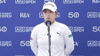 西郷真央、メジャー2勝目へ8位発進「良いリズムでゴルフができていた」